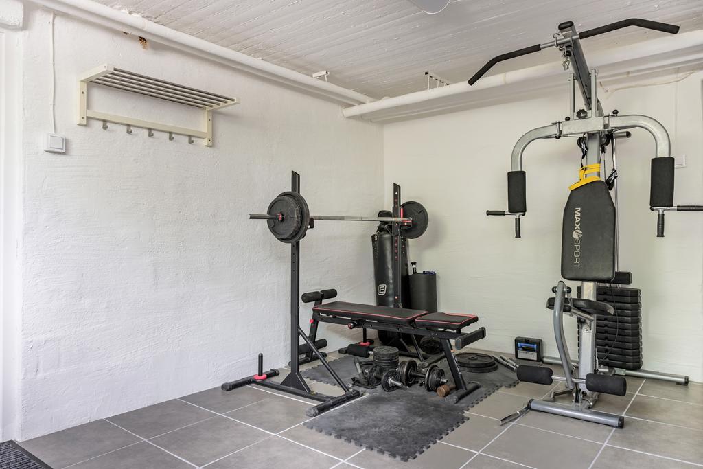 Praktisk groventré med gymmöjligheter