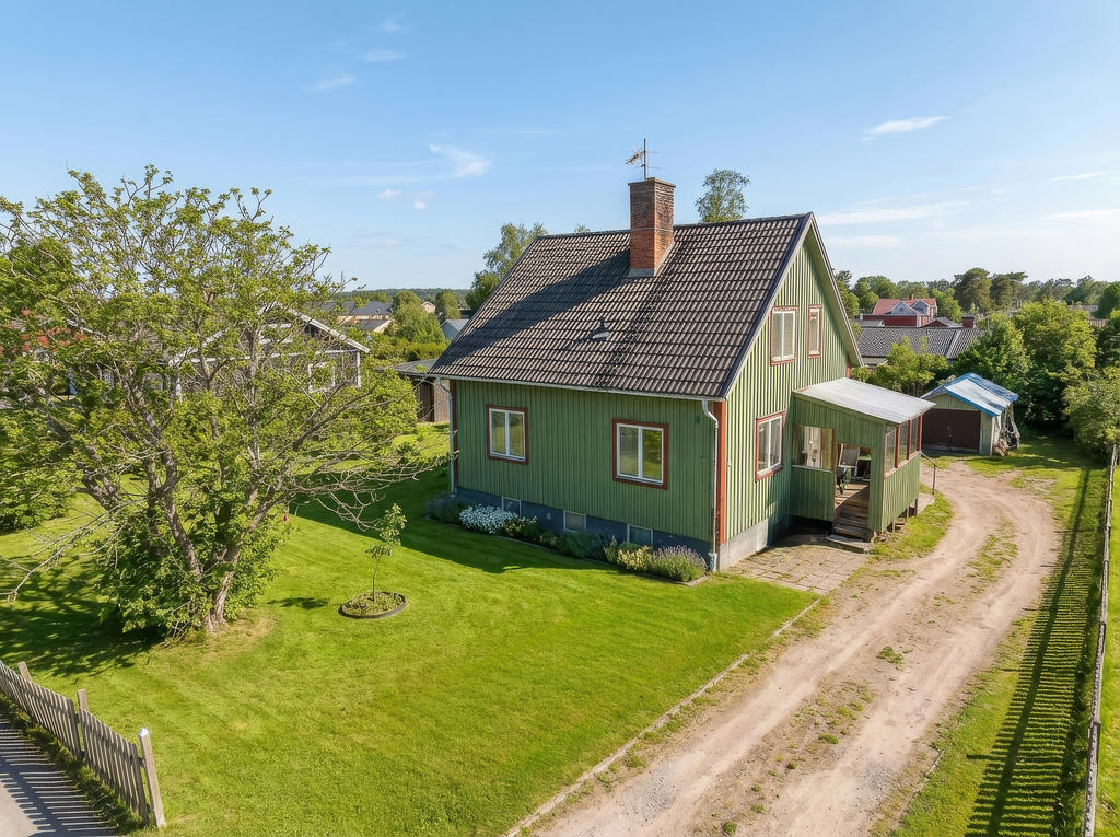 Årstiden och trädgården är en digital visualisering