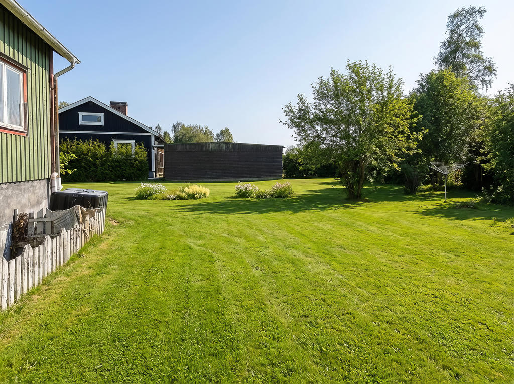 Årstiden och trädgården är en digital visualisering