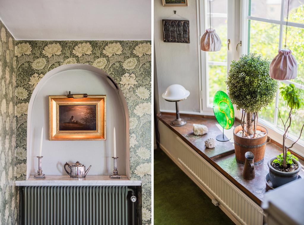 Fina detaljer med marmorskiva och burspråk 