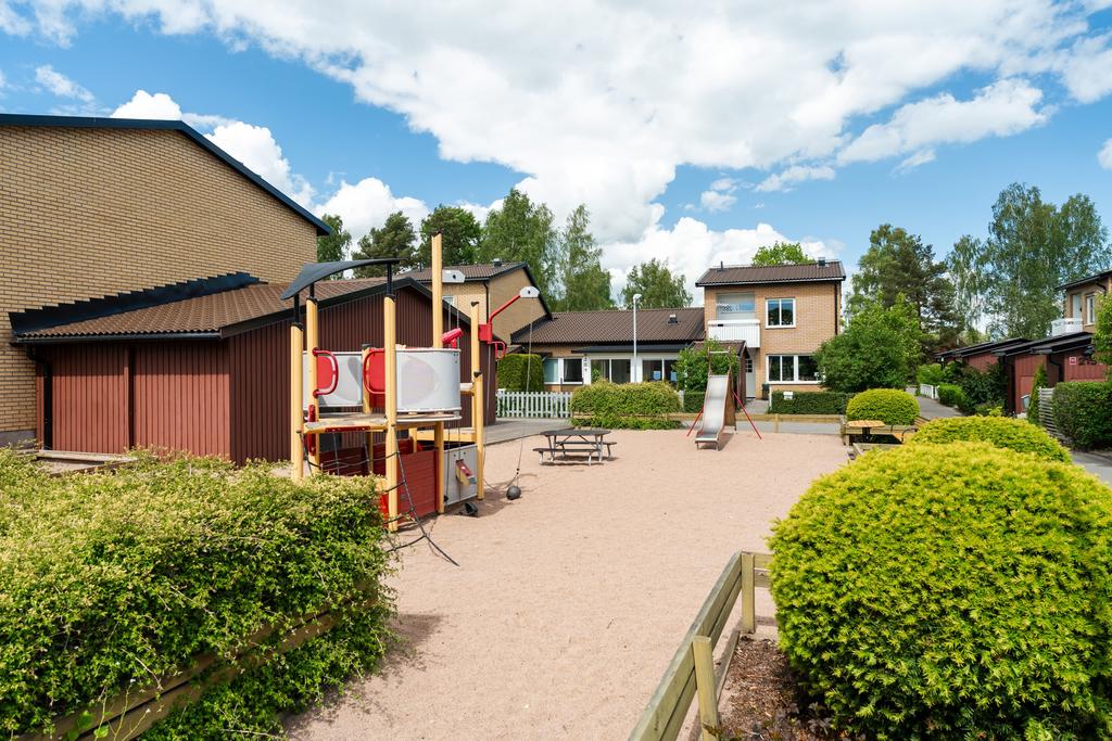 Fina lekplatser i området