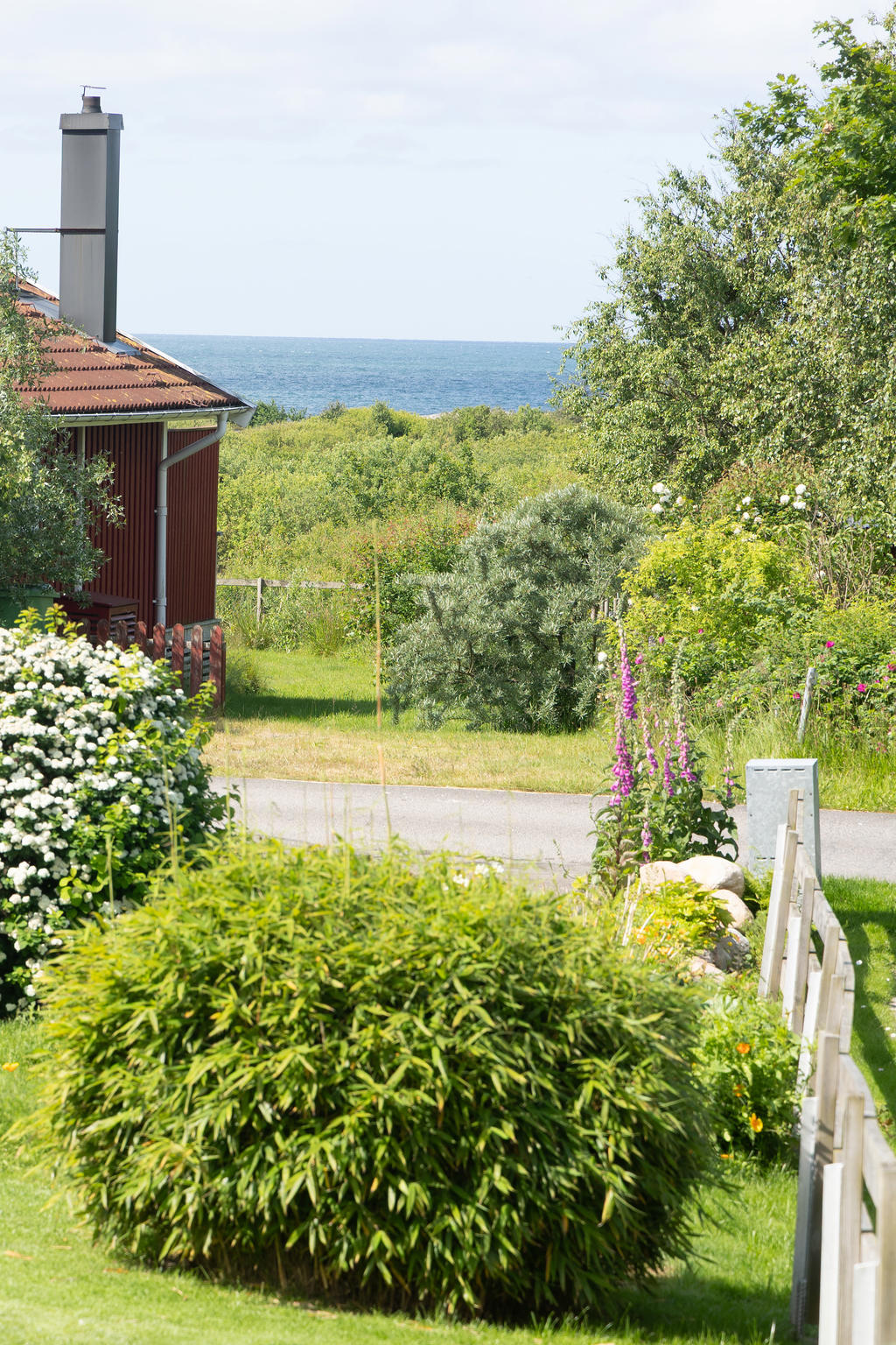 Vy från altanen vid Vardagsrummet