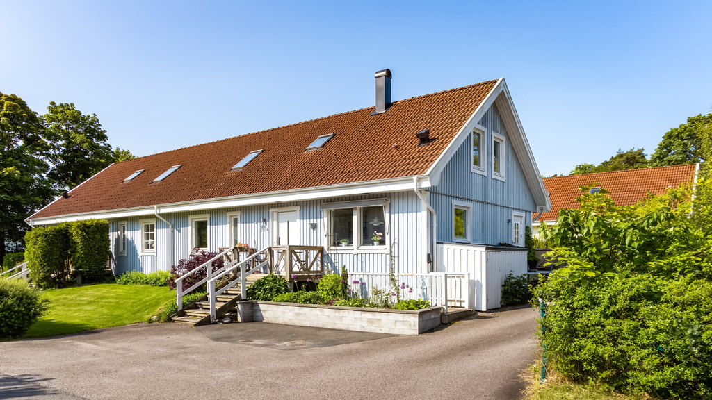 Entrésida på Berghagavägen 22A!