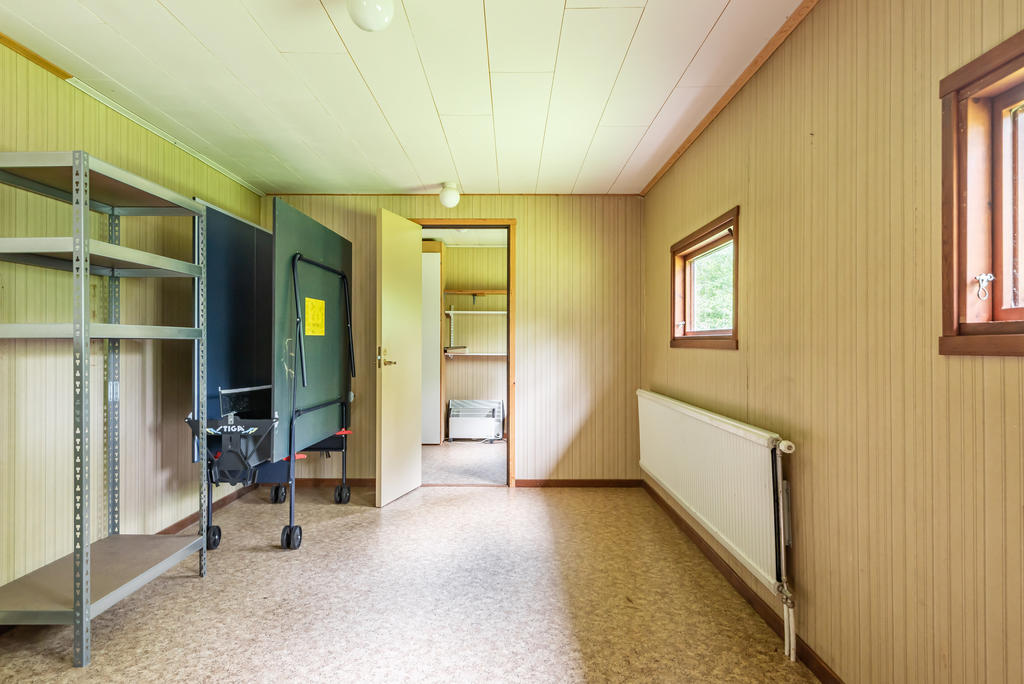 Allrum, praktiskt förråd eller kanske pingisrum?
