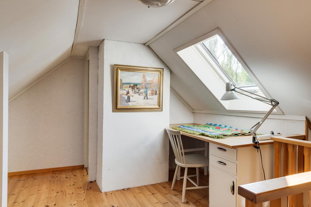 Annan vinkel, plats för ett skrivbord.