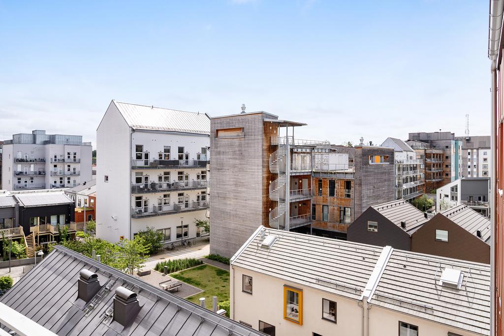 Utsikt mot Vallastadens varierade arkitektur