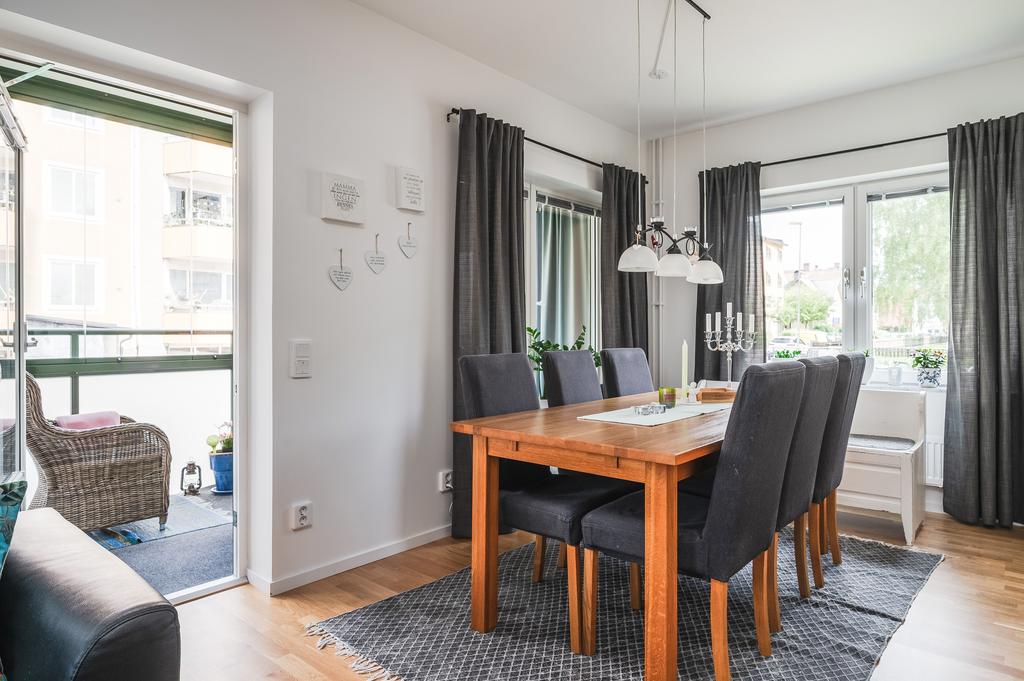 Utgång till balkongen