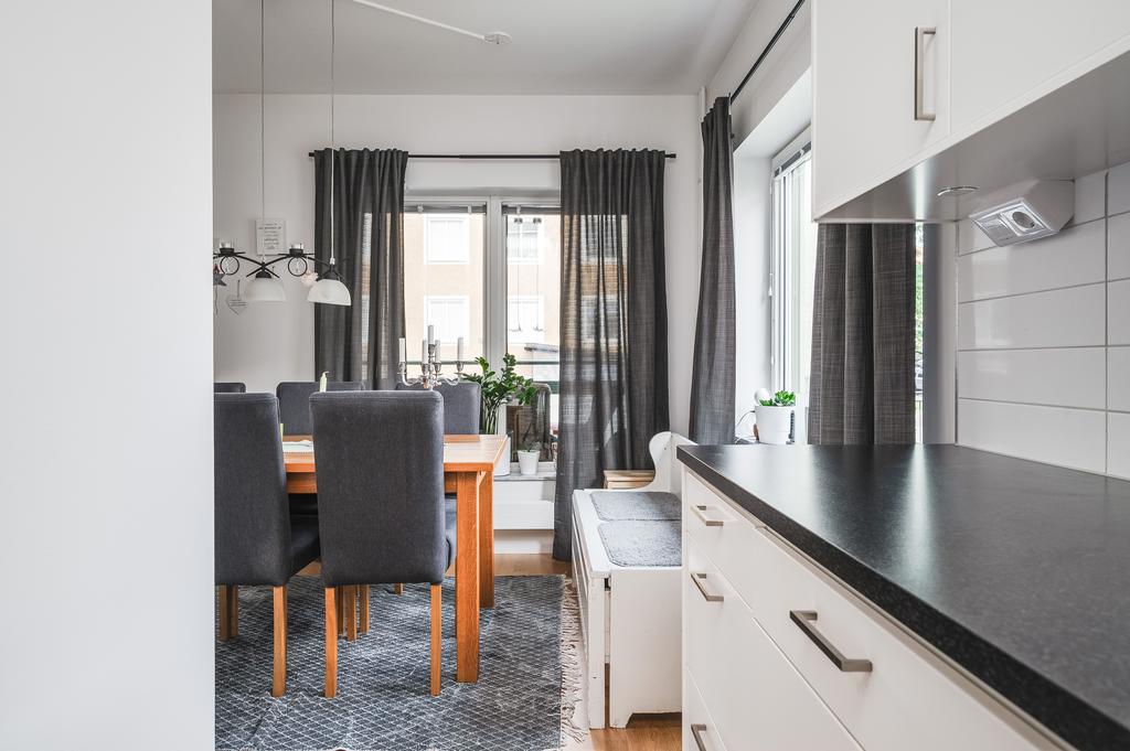 Matplats intill köket