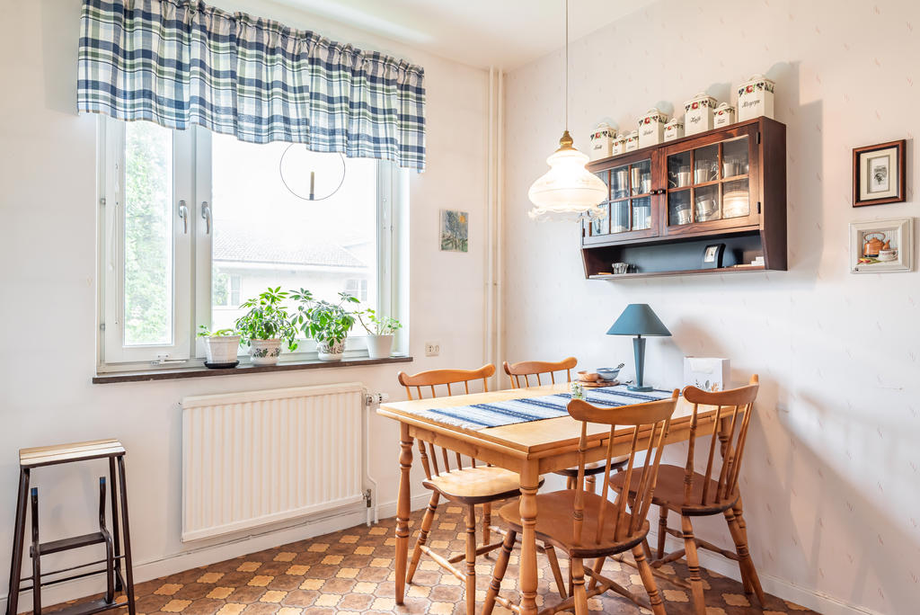 Plats för matbord.