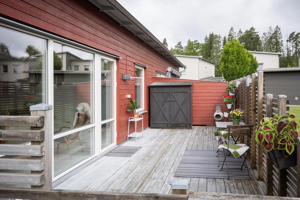 Trevlig uteplats 