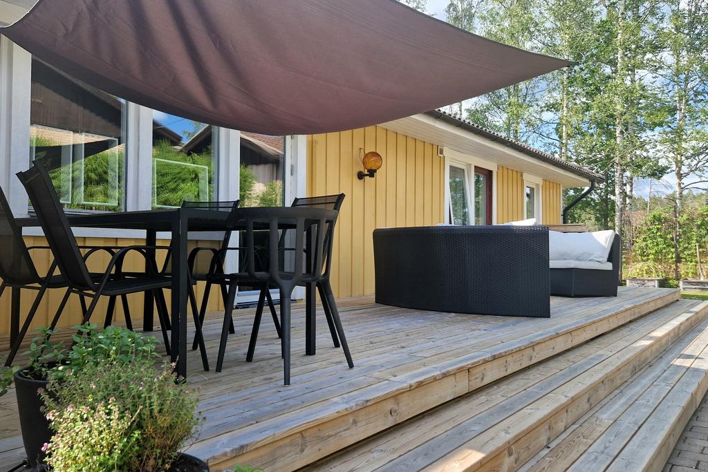 Terrass på baksidan