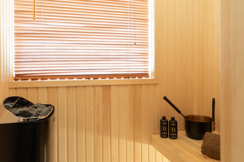 Mysig bastu för avkoppling