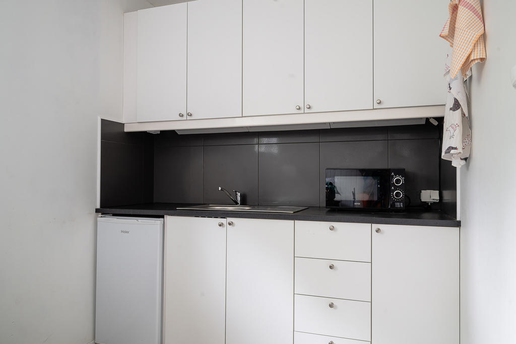 Pentry i garagebyggnaden