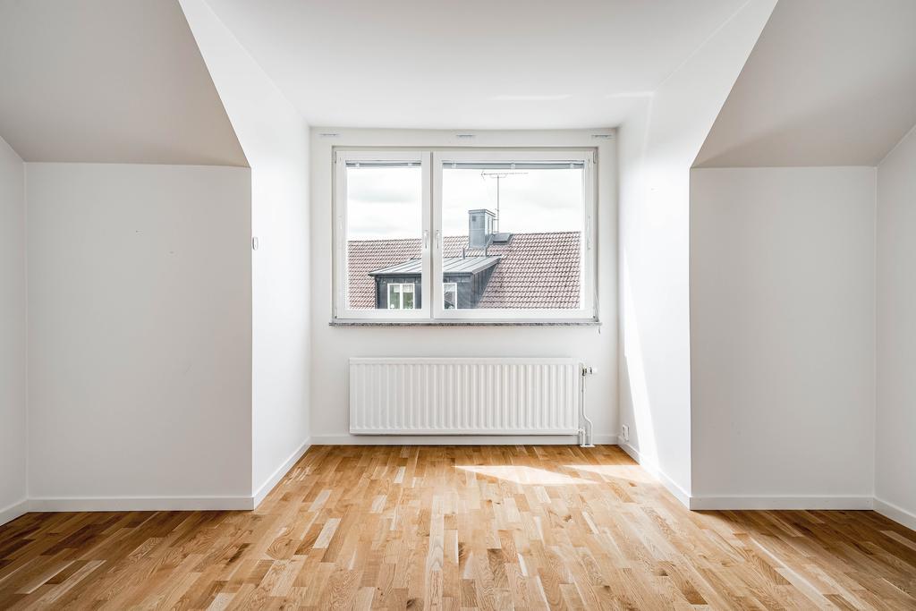Stora fönsterpartier i allrum