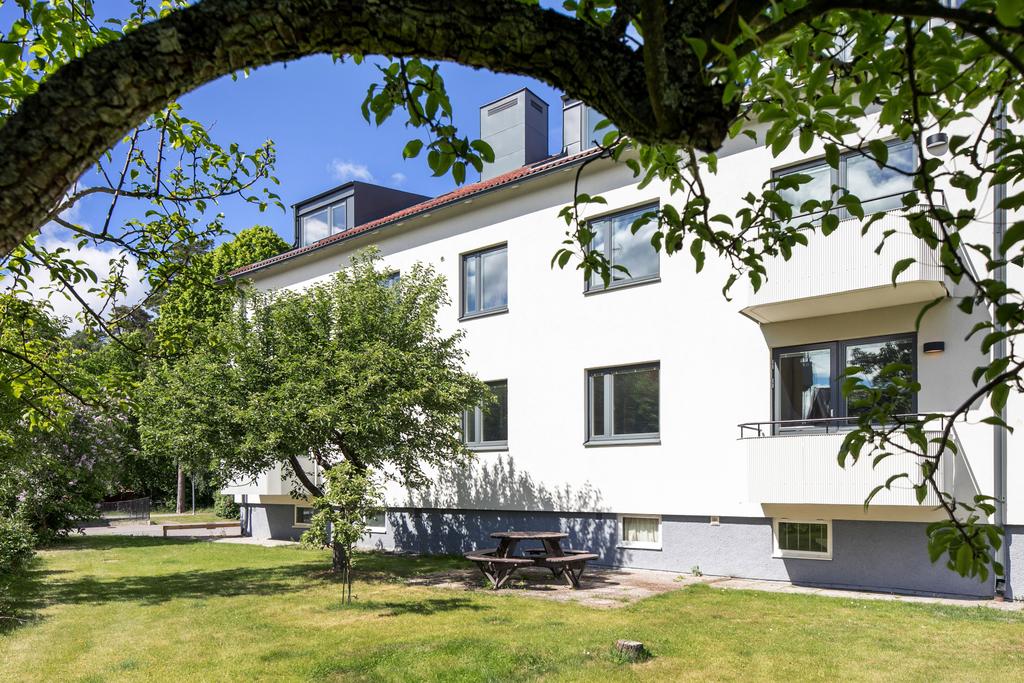 Uteplats på baksidan