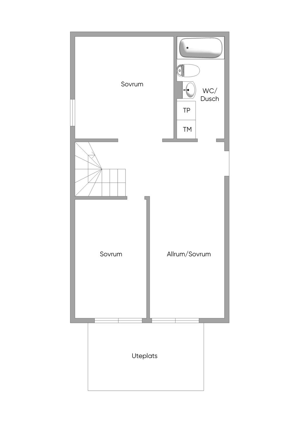 Entréplan/nedre plan 