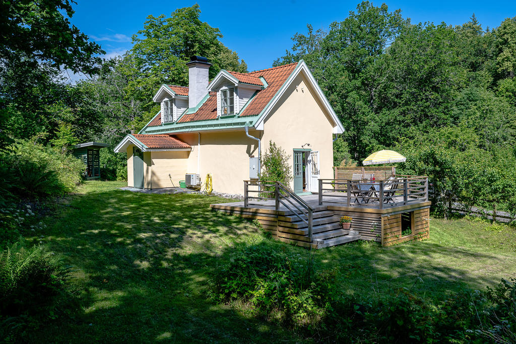 Gräsmatta runtom huset