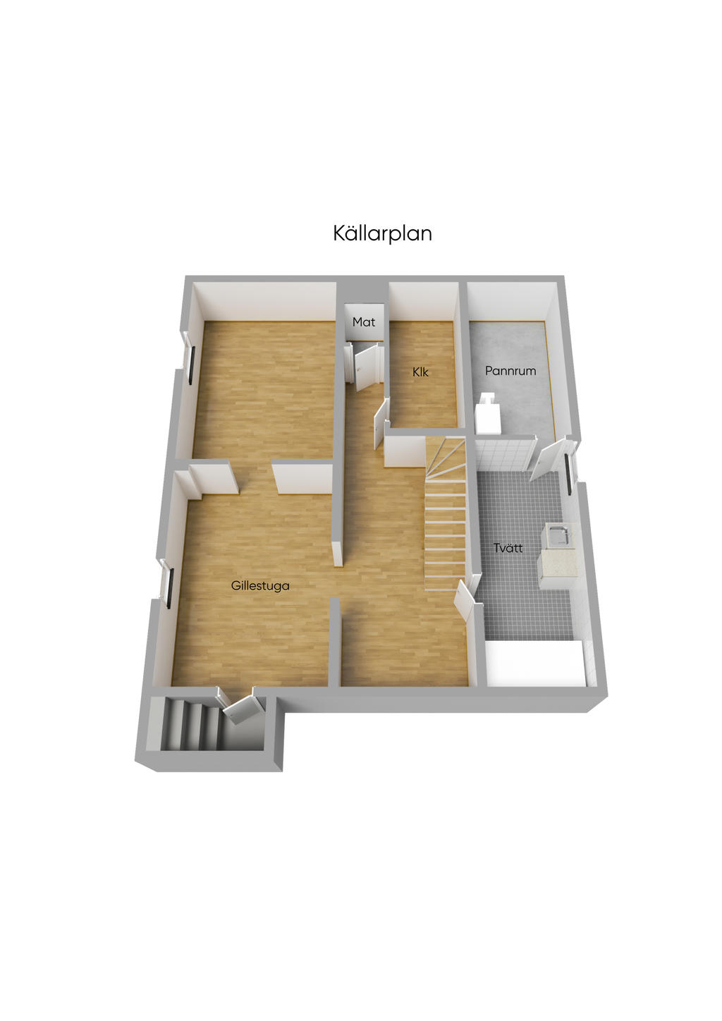 Planritning källarplan