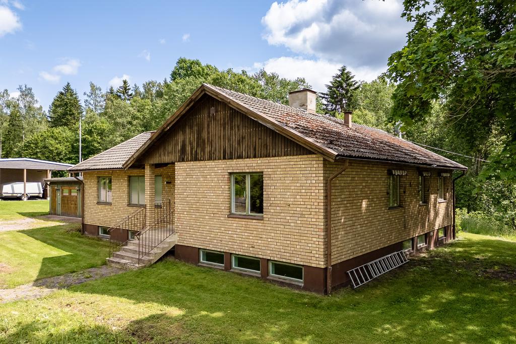 Huset på framsidan. 