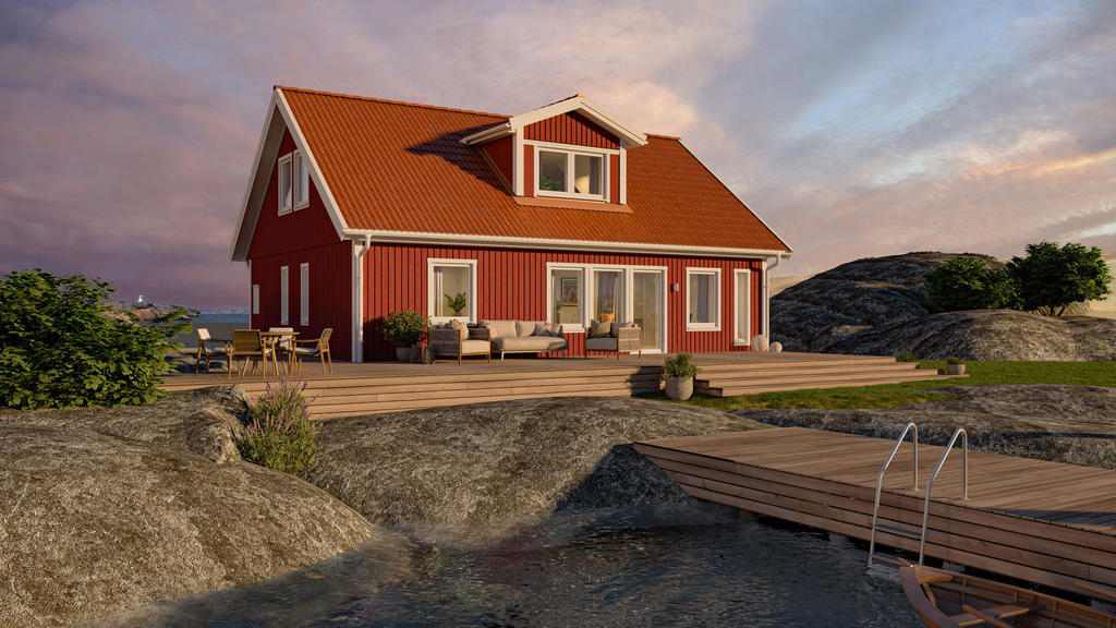 Inspirationsbild: Fritidshus Selma, Älvsbyhus