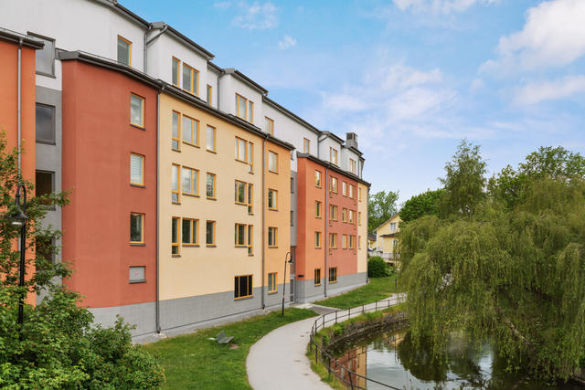 Trädgårdsgatan 2D vy från öster