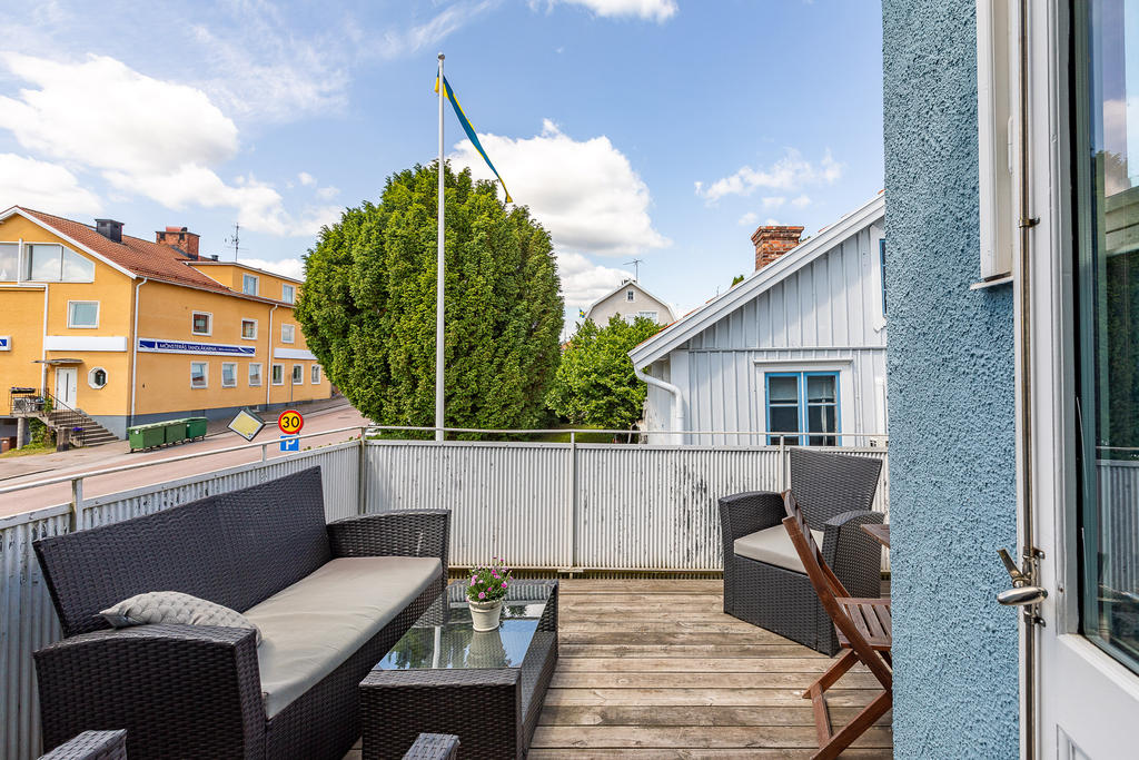 Balkongen för avkoppling