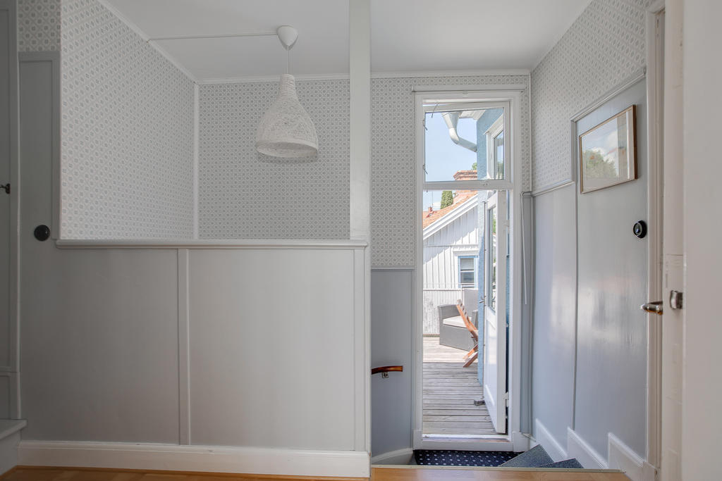 Utgång till balkongen