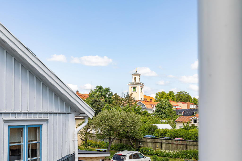 Vy från balkongen på Mönsterås kyrka