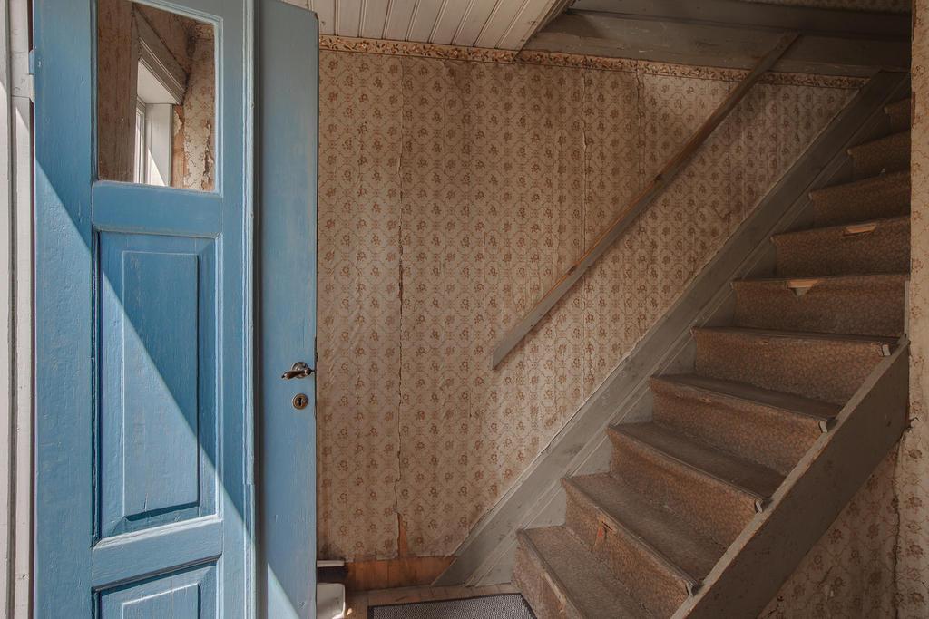 Välkommen upp till bostaden