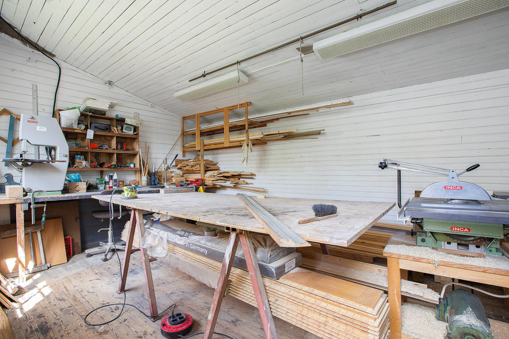 Arbetet i snickeriet ger sinnesro