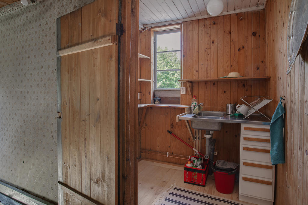 Nyinstallerad diskho i gårdshuset