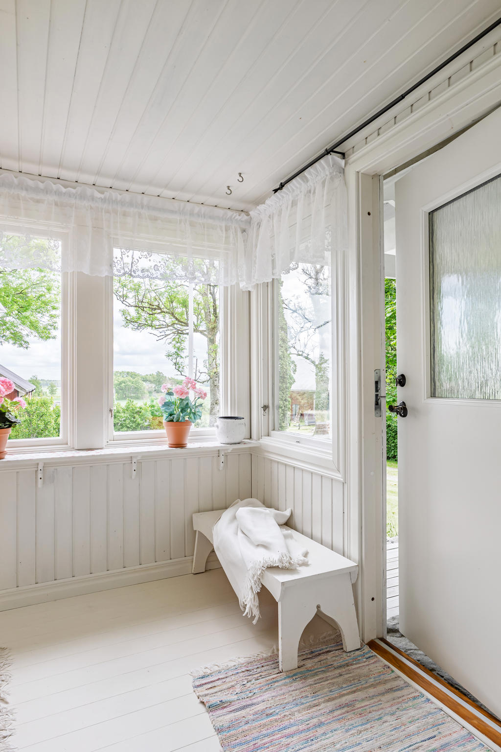 Utgång till verandan