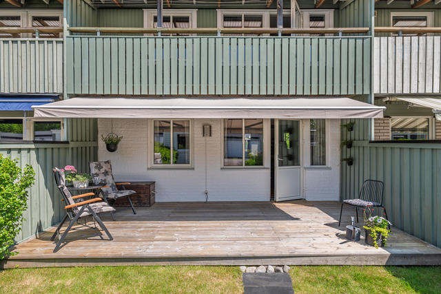 Fantastisk altan och trädgård