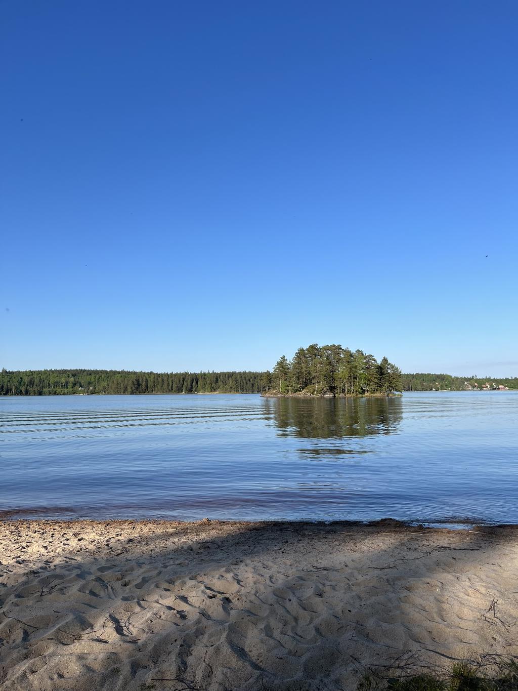 Säljarens egna bild från sjön  Storbjörken