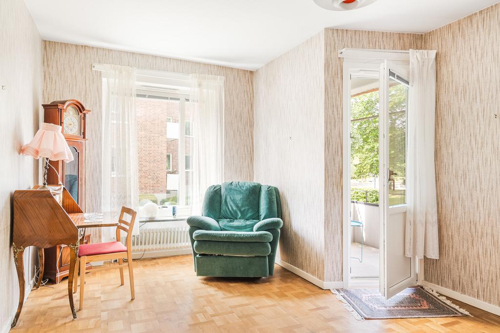 Utgång till balkong i sydvästligt läge