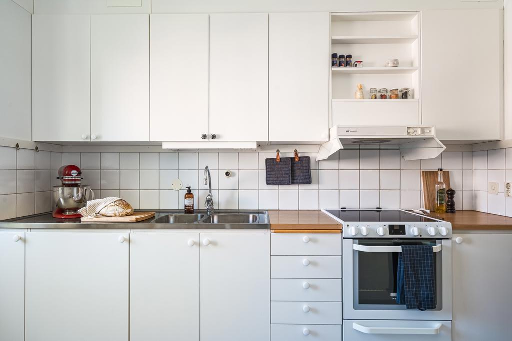 Fräscht kök i vitt