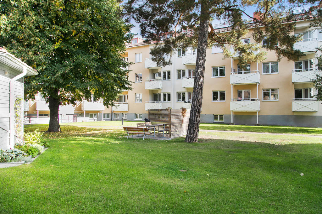 Trevlig innergård 
