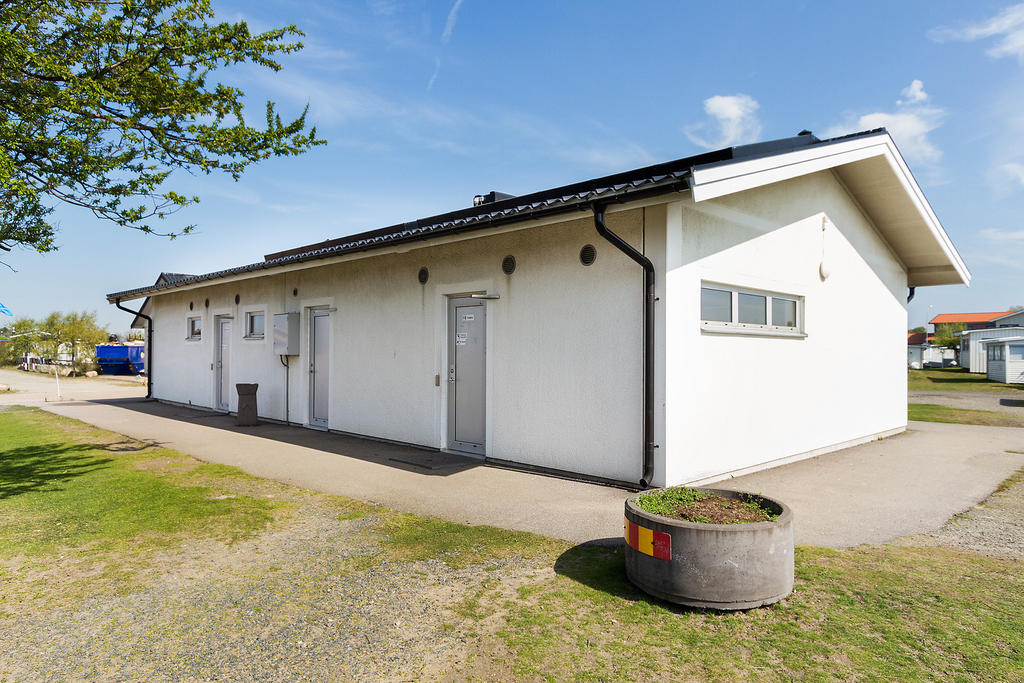 Ett av stugägarföreningens gemensamma servicehus