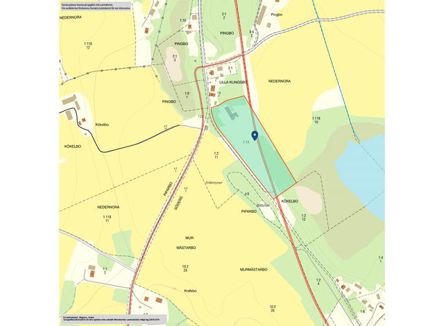 Fastighetskarta Pingbo 11