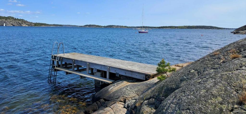 Bad och bryggplats