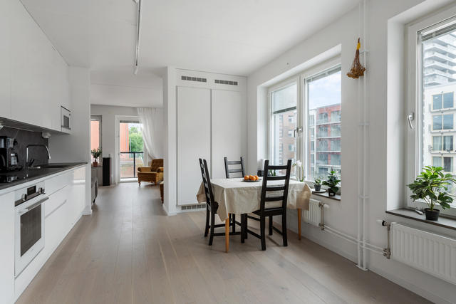 Kök med matplats
