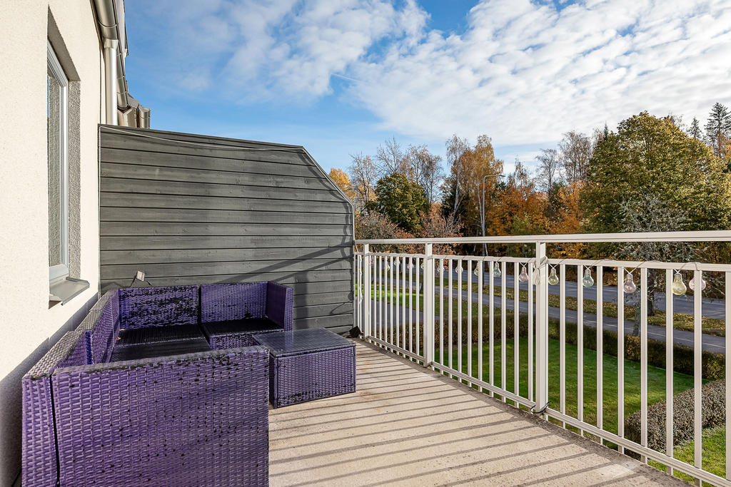 Härlig balkong med sol hela dagen!