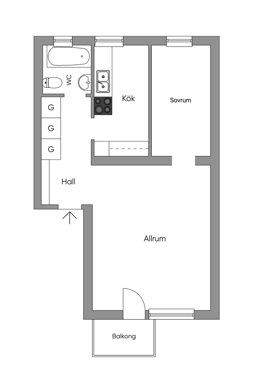 Alternativ planlösning