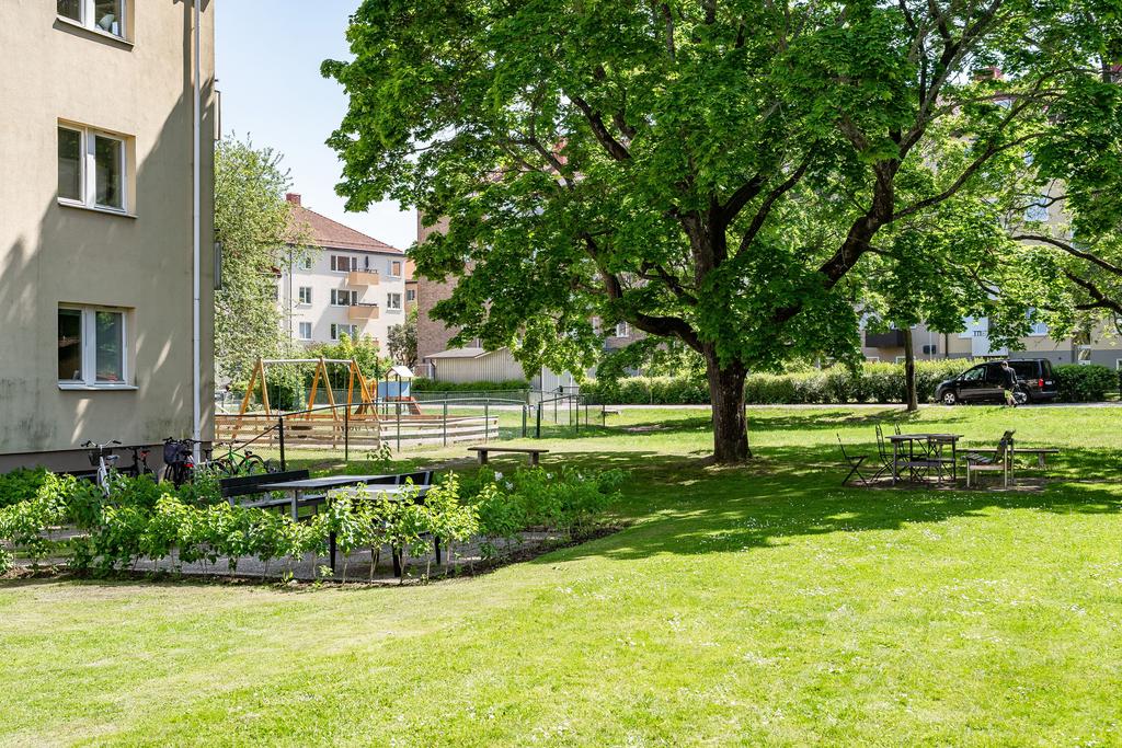 Trivsam innergård