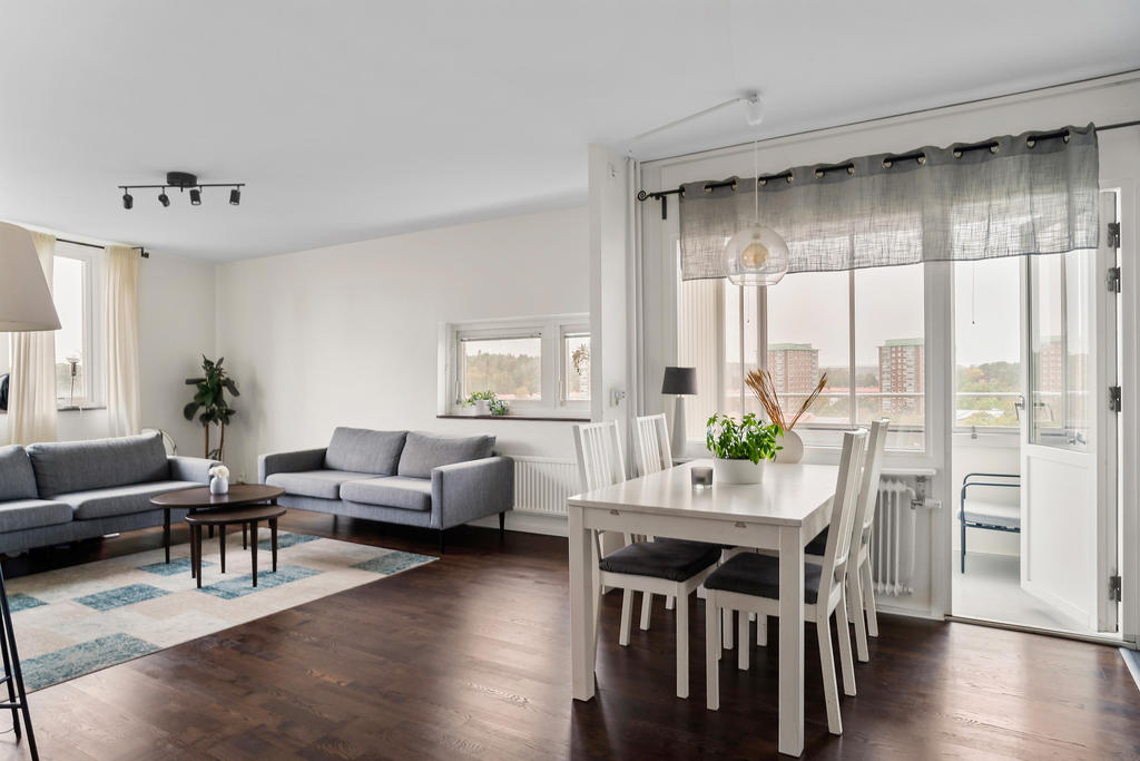 Generösa öppna ytor