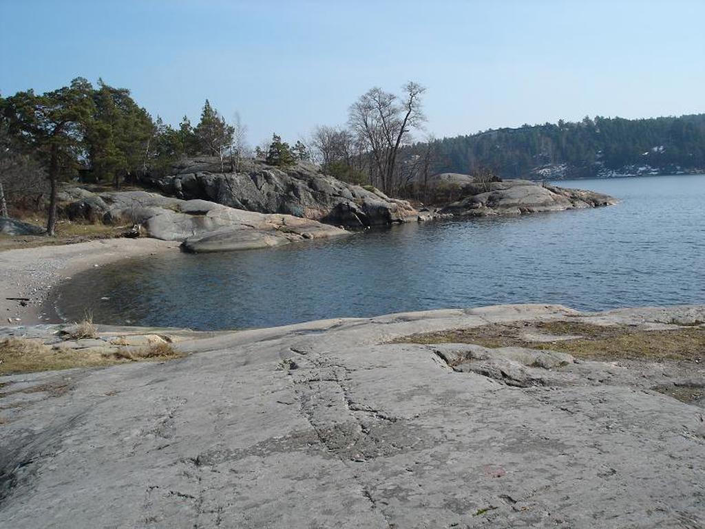 Badstrand vid Käppalabadet 