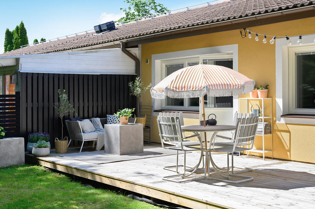 Plats för socialt häng i solen