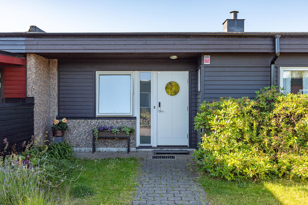 Ytterdörr med kodlås