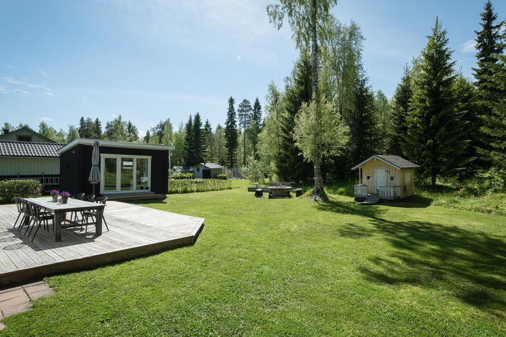 Fin baksida mot skogen