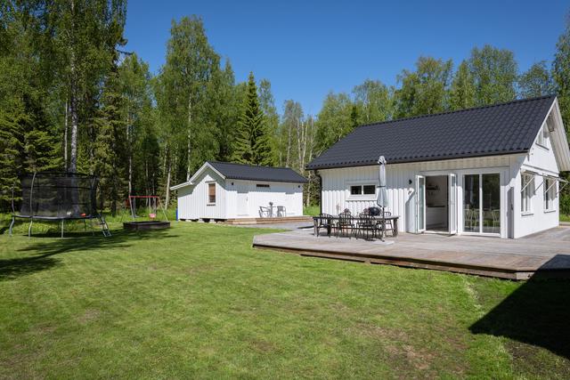 Underbar tomt vid skogsbrynet